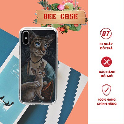 Ốp lưng tuổi mèo  mèo xấu tính Bee Case Hàng cao cấp cho các loại Iphone CAT20210129