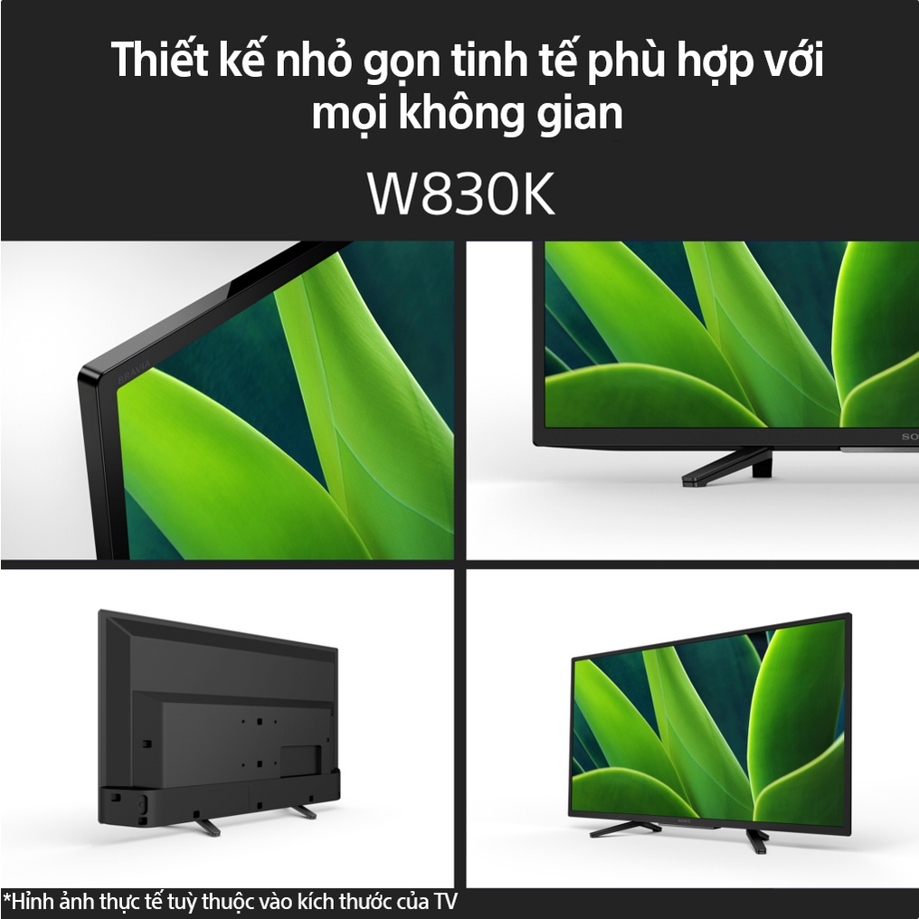 Google Tivi Sony 2K 32 inch KD-32W830K - Mới 2022 - Miễn phí lắp đặt