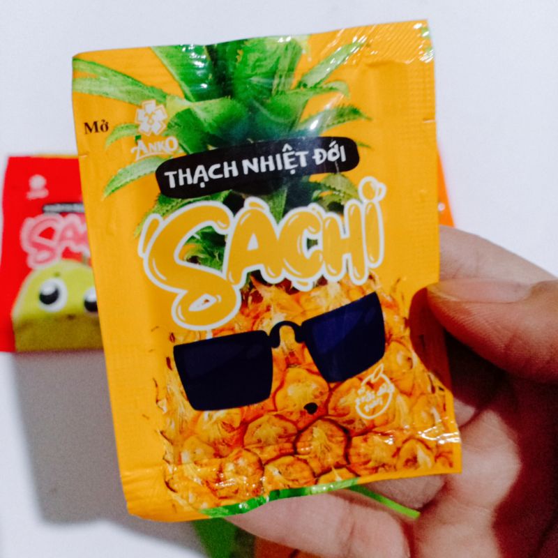 Thạch Trái Cây Tươi Nguyên Chất Sachi ⚡ FREESHIP ⚡Thạch Zai Ngon Vị Xoài , Dứa , Ổi , Quất