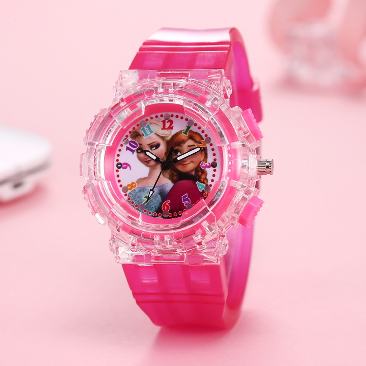 Đồng Hồ Đeo Tay Có Đèn LED Nhiều Màu Thời Trang Cho Bé