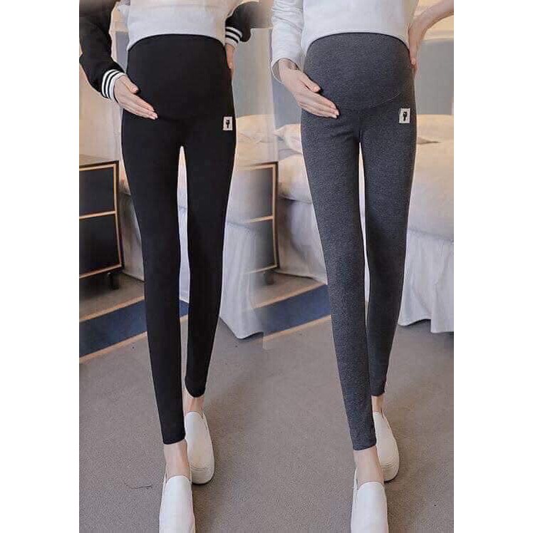 Quần bầu legging len mèo hàn quốc