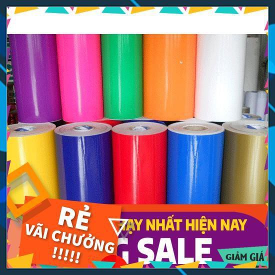 [BÁN CHẠY]  10m Giấy cắt chữ DECAL PVC khổ 0,6m dài 200m (các màu), KOANHAO Đài loan.