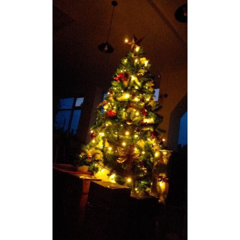 set trang trí cây thông noel