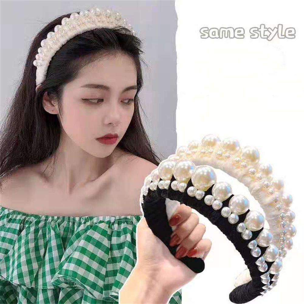 Băng đô đính cườm ngọt ngào thời trang cô dâu