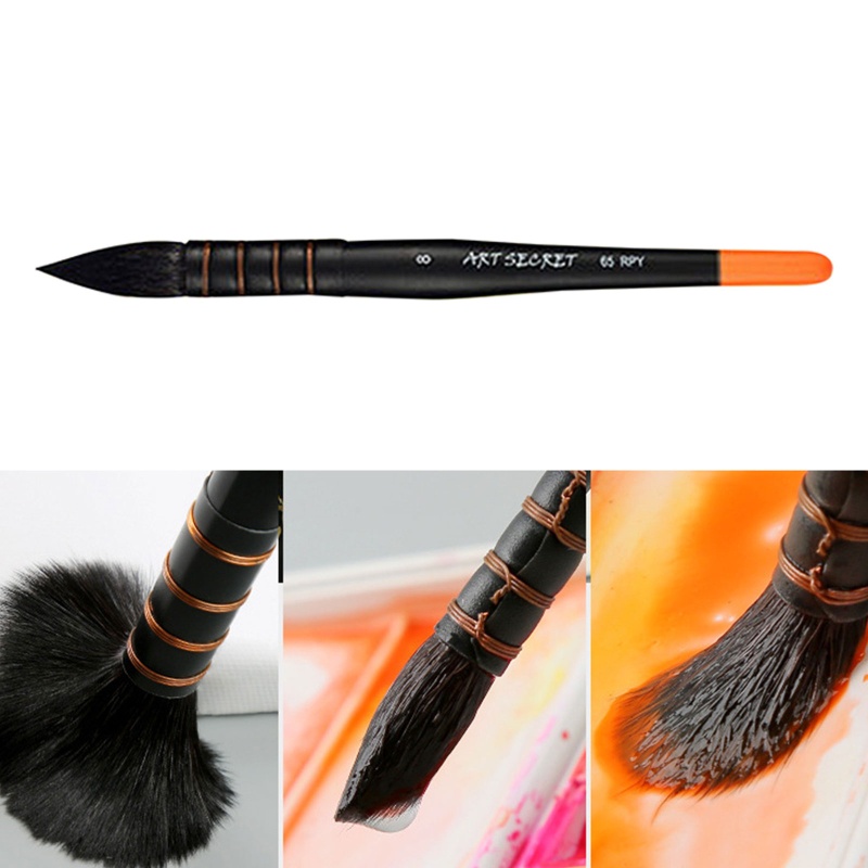 Cọ Vẽ Tranh Màu Nước Acrylic Thấm Hút Tốt Tiện Dụng