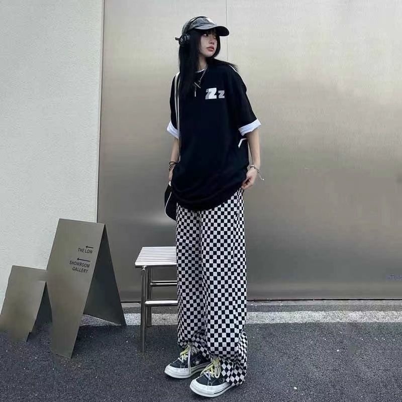 Áo Thun Tay Ngắn Dáng Rộng In Chữ Và Trái Tim Thời Trang Mùa Hè Mới Phong Cách Hàn Quốc Cho Nữ