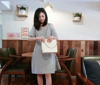 (Ảnh thật) combo váy cho con bú + body cho bé