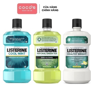 Nước súc miệng listerine Cool Mint Nhiều phân loại 250ml 750ml