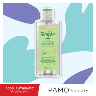Nước Hoa Hồng Simple Kind to skin soothing Facial Toner 200ml