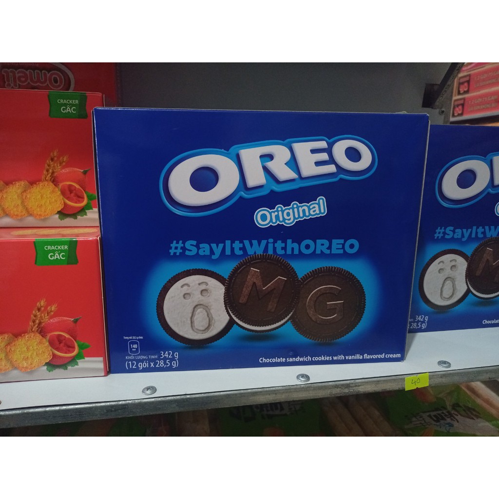 Bánh Quy Oreo Kem Vani 342G