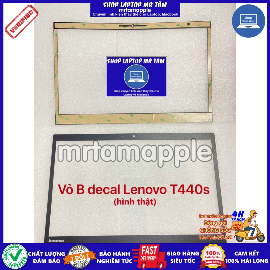 (COVER) VỎ B (VIỀN MÀN HÌNH) LAPTOP LENOVO T440S T450S dùng cho Thinkpad T440s T450s