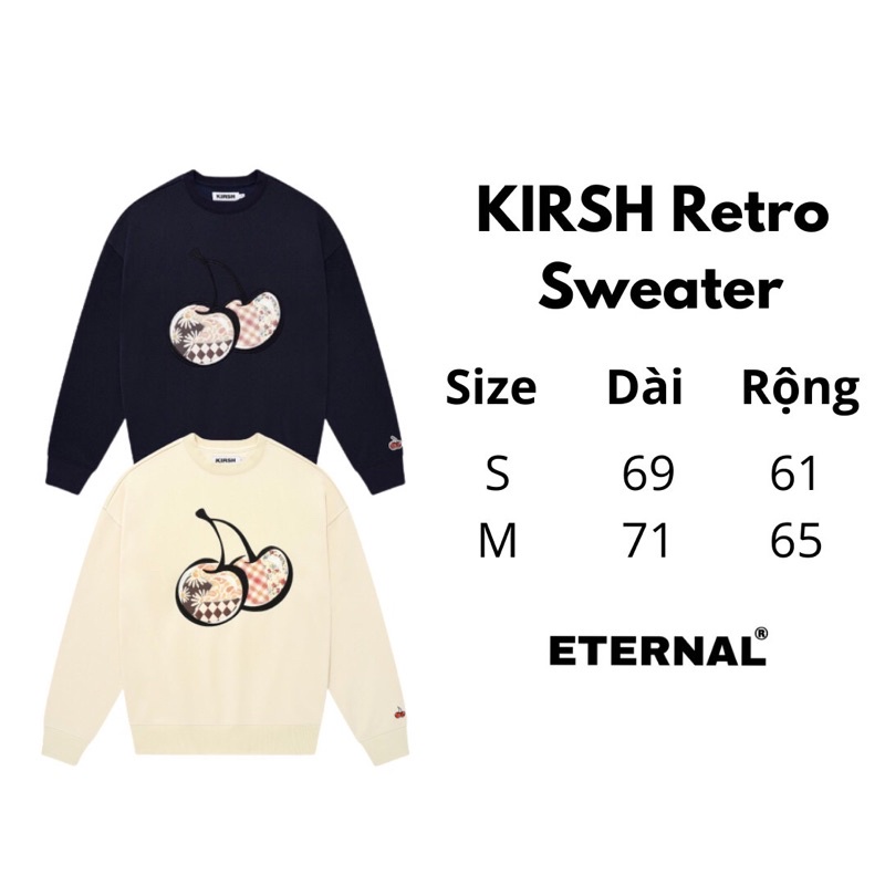 Áo Sweater Brand Hàn KIRSH Retro