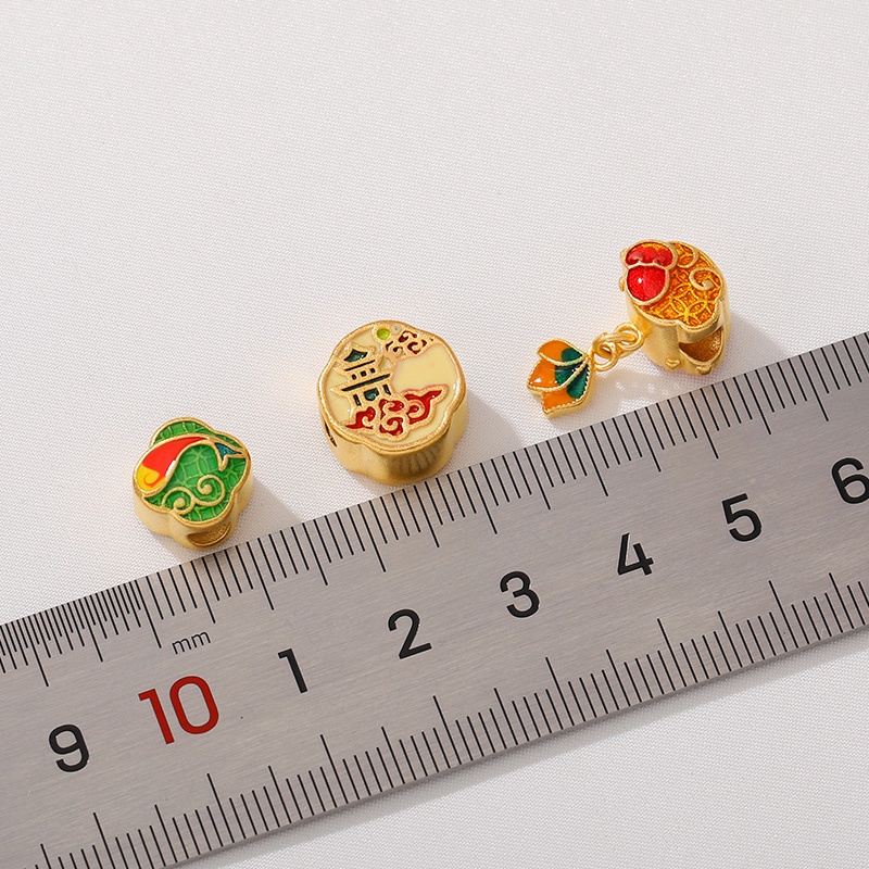 Bộ Hạt Ngọc Bích/Cá Koi/ Thỏ/ Cá Koi Làm Vòng Tay/Dây Chuyền Thủ Công diy