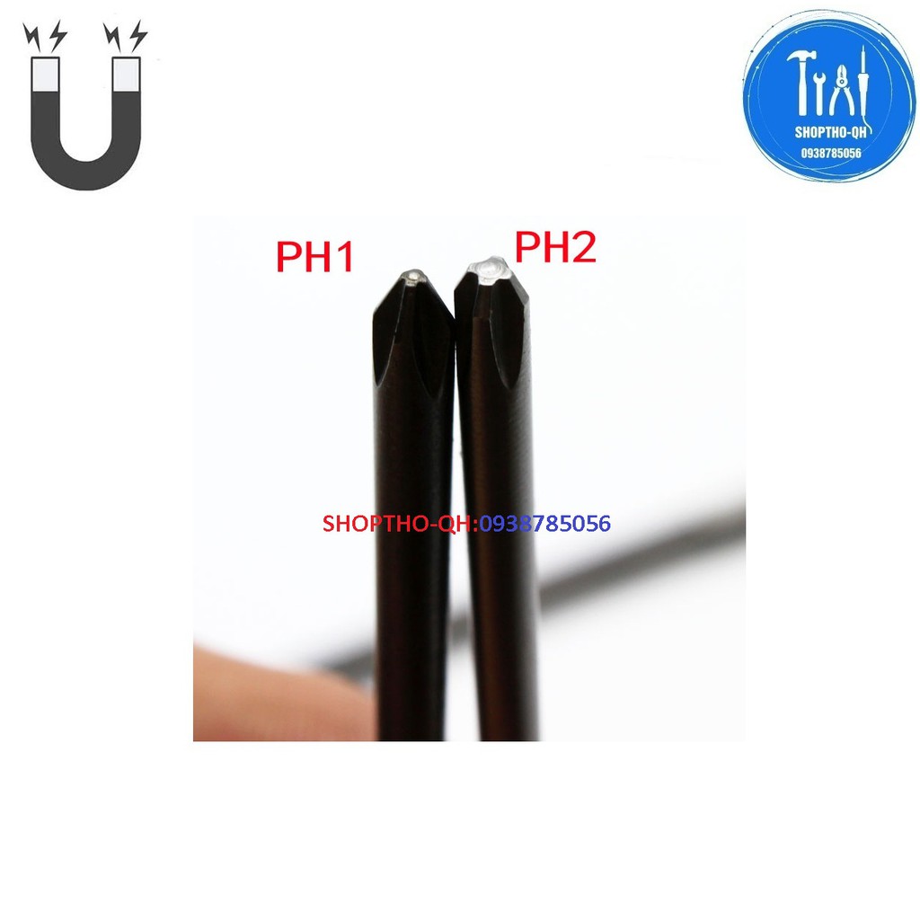 Mũi tô vít 4 cạnh chuôi lục giác dài 50mm