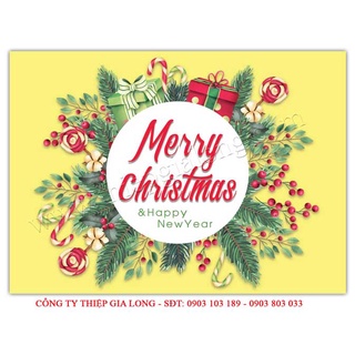 Thiệp Giáng Sinh Noel (Mẫu Ngẫu Nhiên)