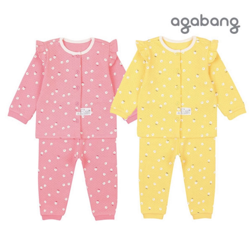 Bộ chần bông 100% cotton xuất Hàn dư xịn mềm ấm cho bé trai bé gái