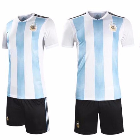 Bộ đồ thể thao bóng đá năng động cho người hâm mộ đội Quốc gia Argentina World Cup 2018