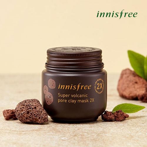 Mặt nạ đất sét Hàn Quốc Innisfree Super Volcanic Pore Clay Mask 2X