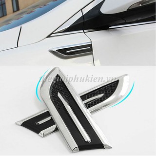 [Giá rẻ nhất ] Bộ 2 mang cá giả hốc gió trang trí sườn xe Ô tô, xe hơi
