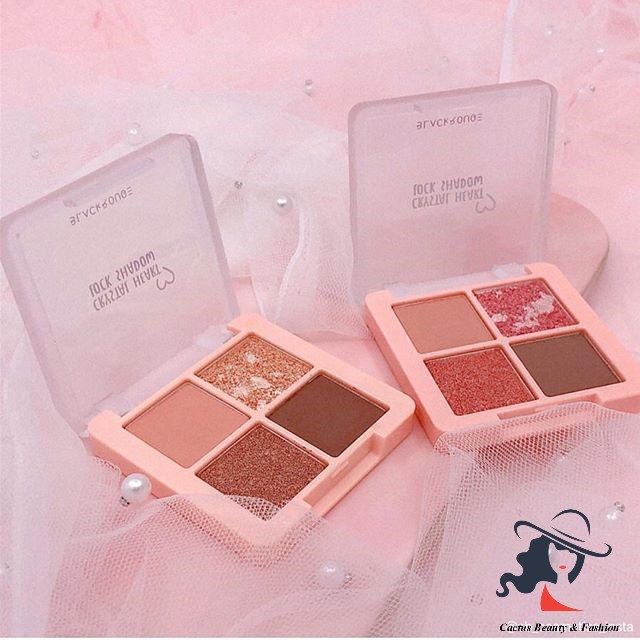 Bảng phấn mắt 4 ô Blackrouge Crystal Heart Lock Shadow đủ màu | BigBuy360 - bigbuy360.vn