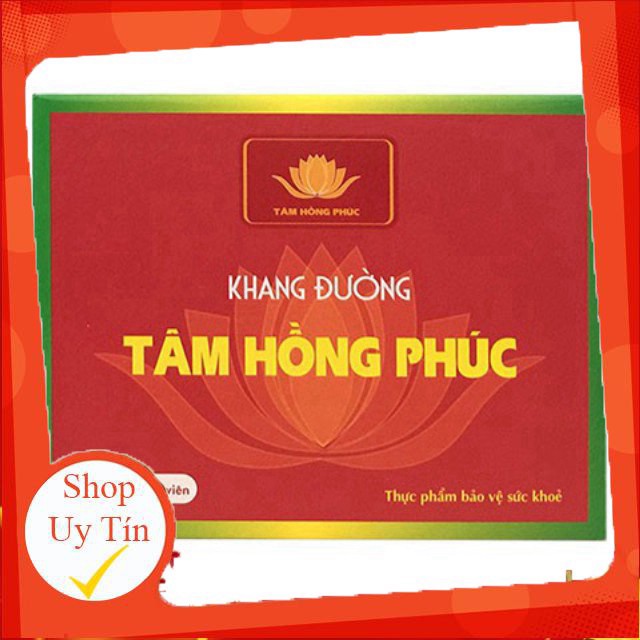 Khang Đường Tâm Hồng Phúc  Hỗ trợ Điều trị đái tháo đường, hạ đường huyết, giảm cholesterol