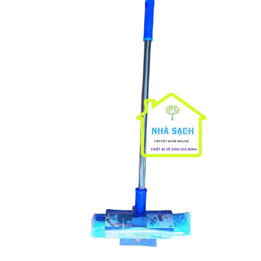 Bộ Cây Lau Kính, Gạt Nước Kiếng Homeinno Dài 1m4 (2 Đầu Rời/1 Đầu 2 Mặt)