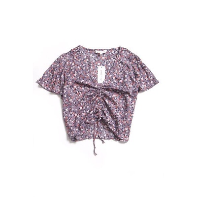 Áo croptop rút dây ngực PINK ROSE