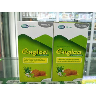 Xịt Họng Thảo Dược Eugica (10ml)
