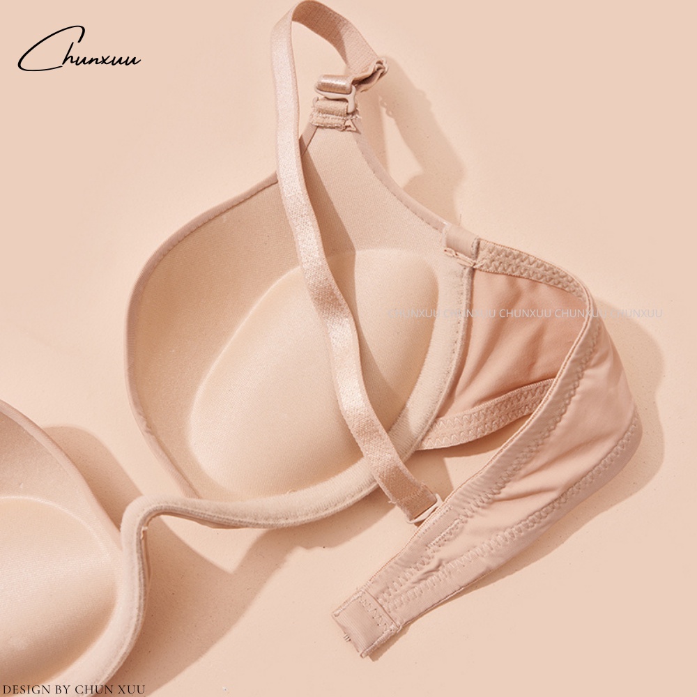 Áo ngực nữ hở lưng vải đúc su có gọng đệm kép thiết kế thời trang nâng đẩy ngực ChunXuu - AV55