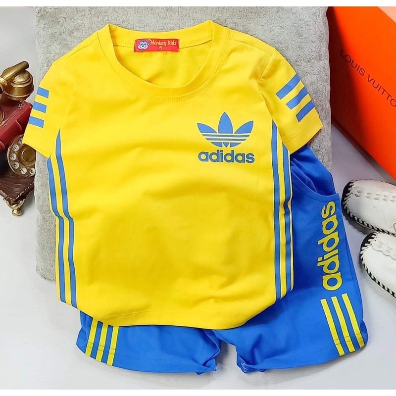 Bộ ngắn bé trai size đại (20 đến 45 kg) thun cotton quần áo trẻ em