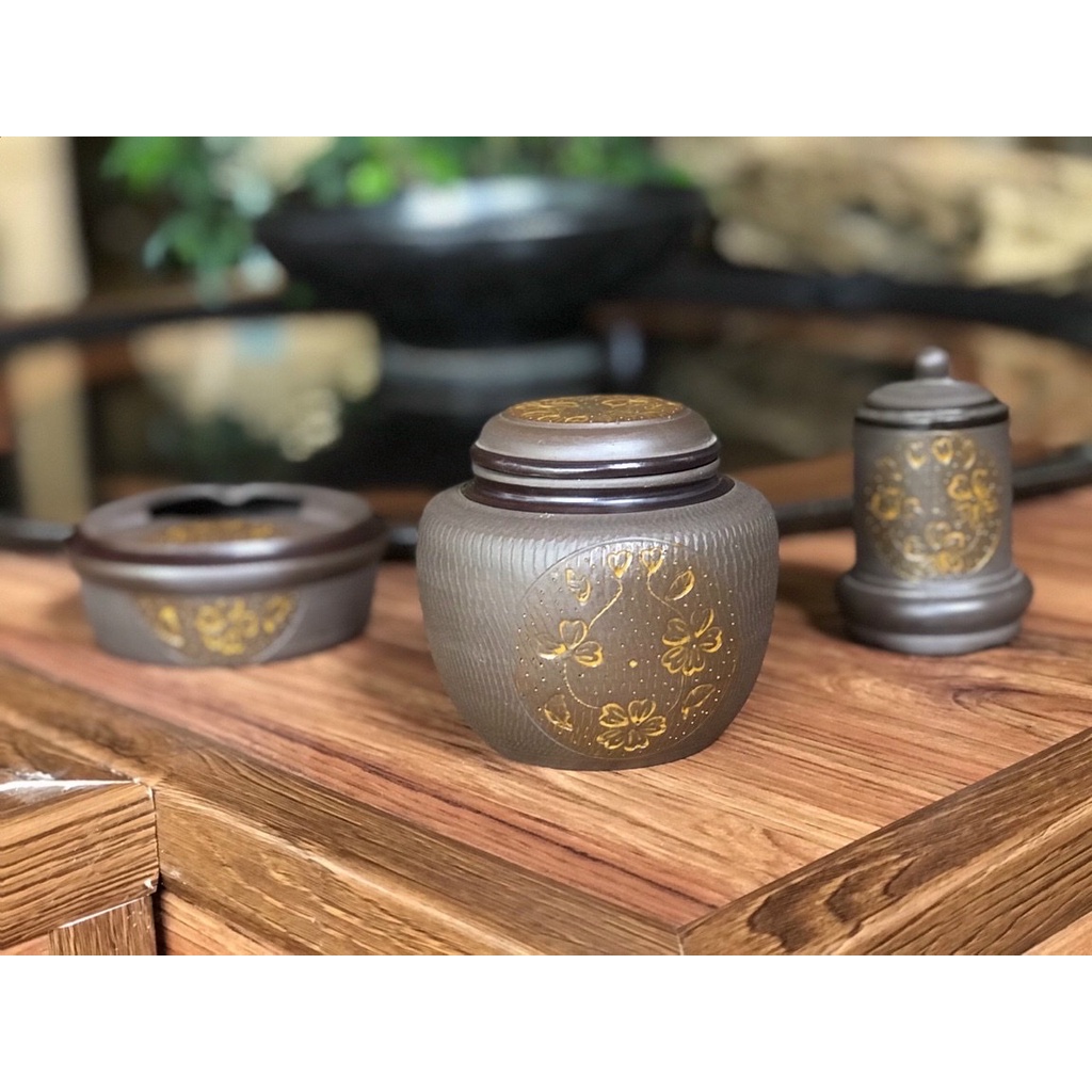 Bộ ấm chén Bát tràng, Trang xanh, Trăng vàng, Sao xanh, Sao vàng [HÀNG CAO CẤP XUẤT NHẬT],TÁCH TRÀ ĐẠO PHONG CÁCH NHẬT