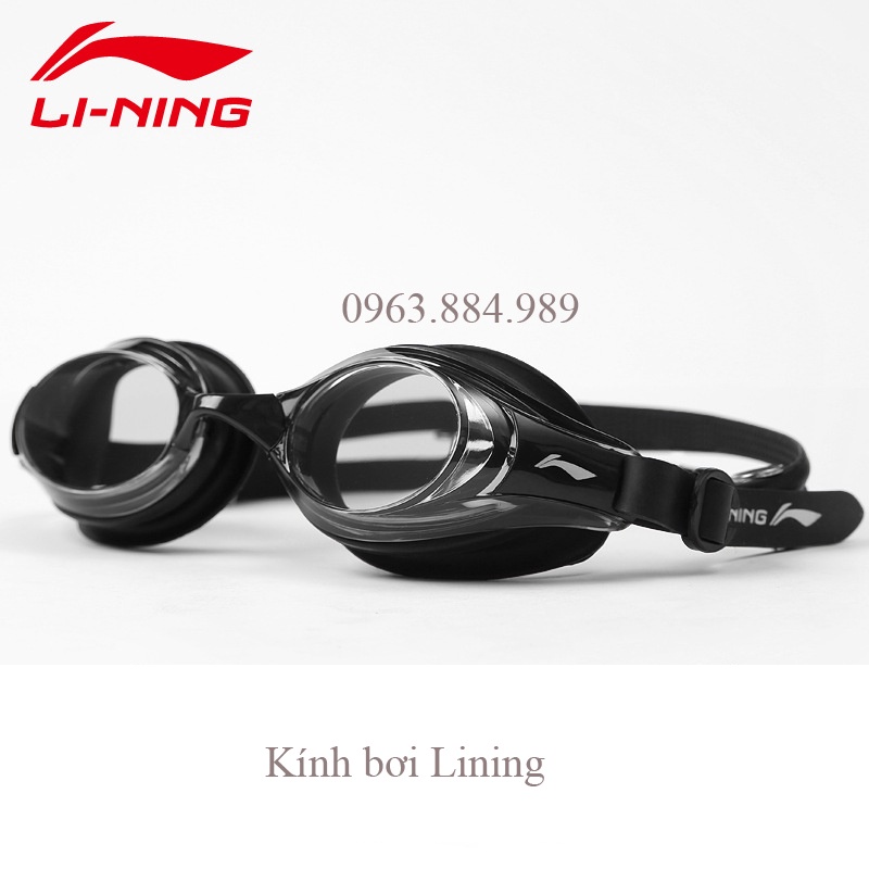 Kính bơi thời trang nam thương hiệu nổi tiếng lining mã KB.02 nhiều màu đẹp, trẻ trung - Cam kết chính hãng
