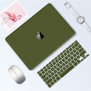  Combo ốp macbook xanh rêu + phủ phím(TẶNG KÈM NÚT BỊT BỤI+CHỐNG GÃY SẠC)!!