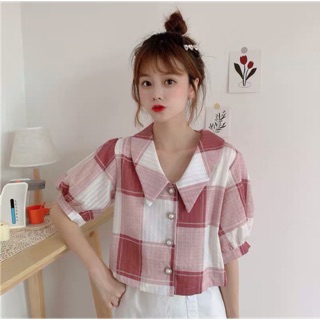Áo coptop kẻ ô to ( mã 271 )