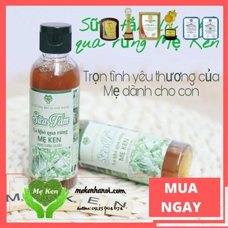 Nước tắm em bé Mẹ Ken 100ml, chiết xuất lá khổ qua rừng, trầu không, ngải cứu, ngừa hăm tả, rôm sảy, phòng bệnh ngoài da