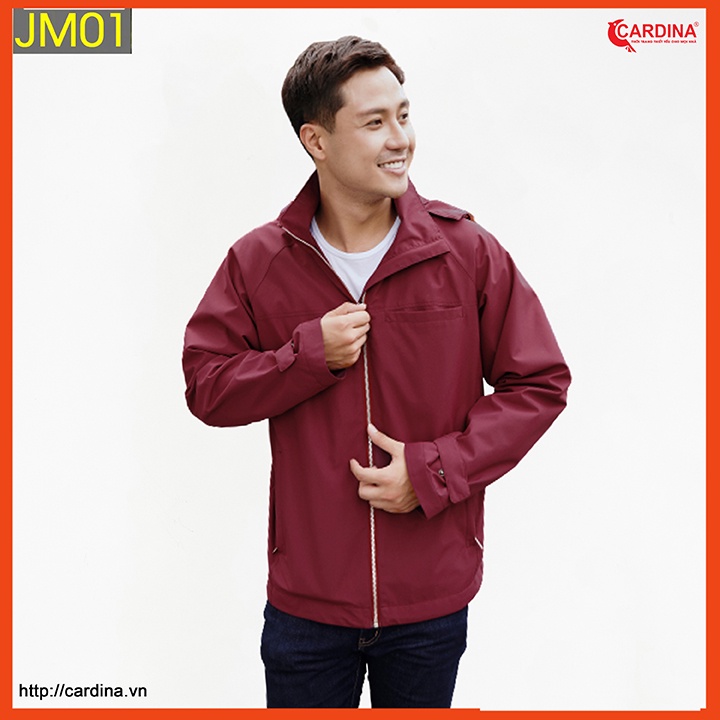 Áo JACKET nam CARDINA chất gió chipu cao cấp 2 lớp chống nước kiểu dáng trẻ trung JM.