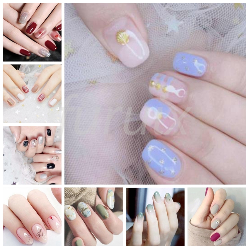 Bộ hình dán trang trí móng thời trang tiện dụng