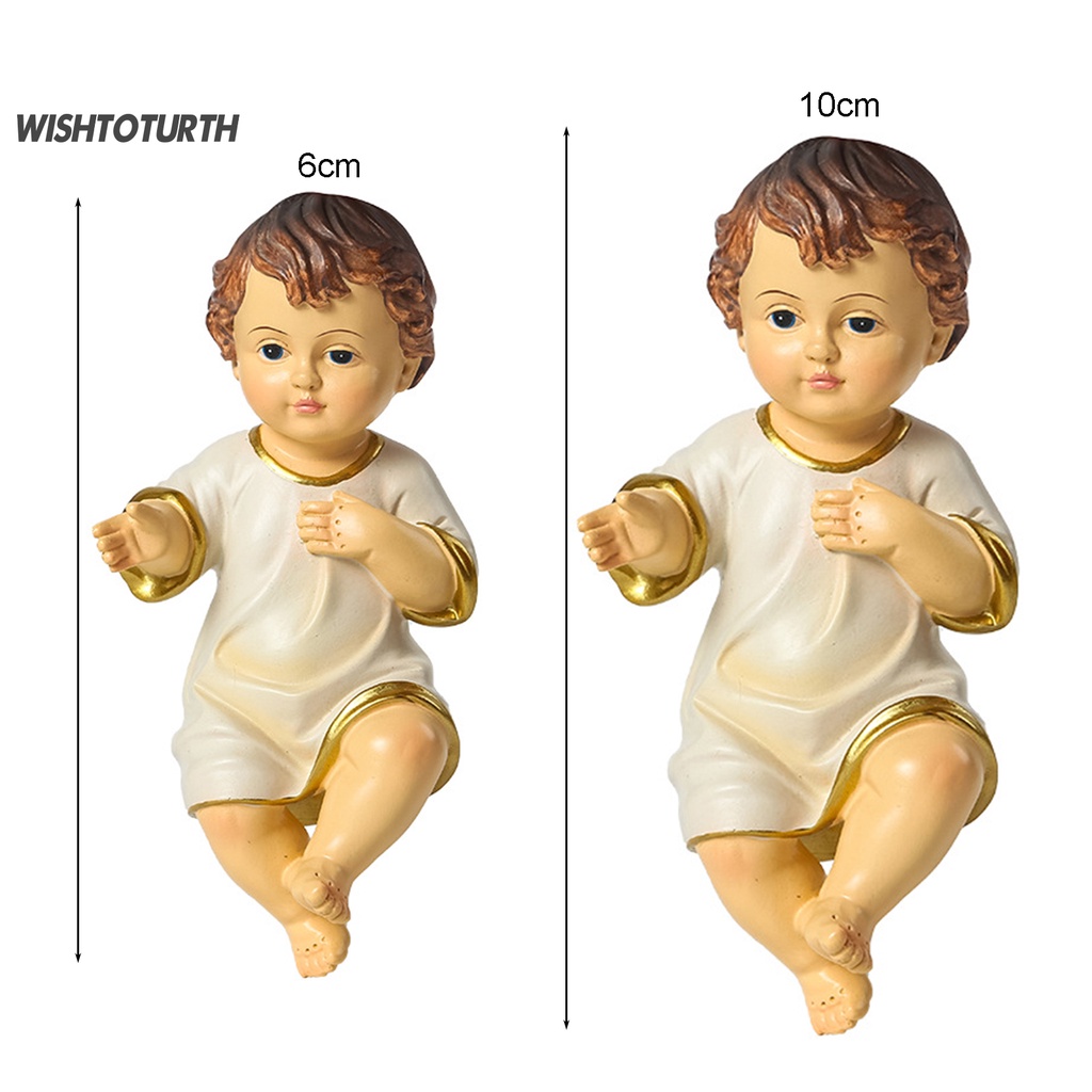 Bức Tượng Nhỏ Để Bàn Trang Trí Giáng Sinh Bằng Nhựa resin Hoạt Động Thiên Nhiên