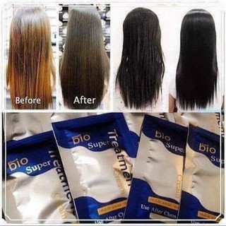 Ủ tóc Bio Super Treatment Thái Lan 30ml siêu mềm mượt, phục hồi tóc hư tổn