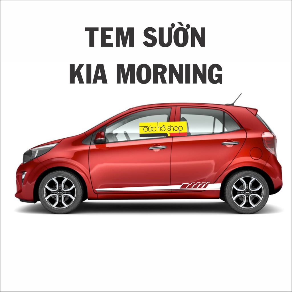 Tem dán sườn xe Kia moring - Grand I10