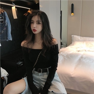 [ODER] Áo thun trễ vai dài tay sexy (có ảnh thật)