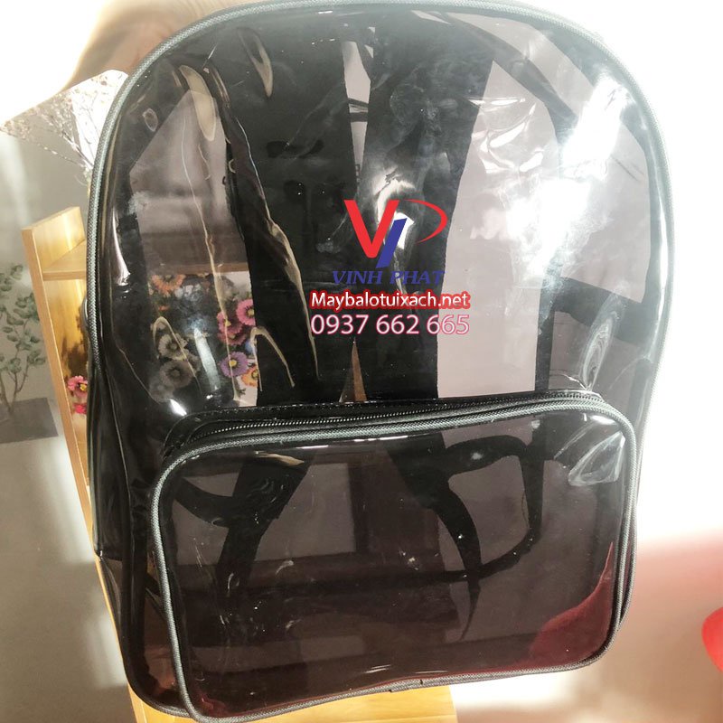 Balo Nhựa PVC Trong Suốt Phong Cách Unisex
