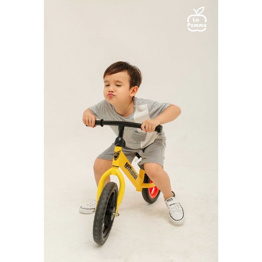 Bộ cộc tay bé trai la pomme kẻ sọc 6m-5y