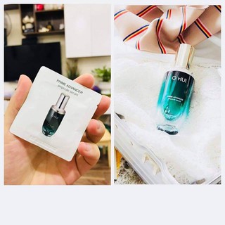 Gói Tinh Chất Ohui Xanh prime Căng Bóng Sáng Hồng Chống Lão Hóa Da 1ml