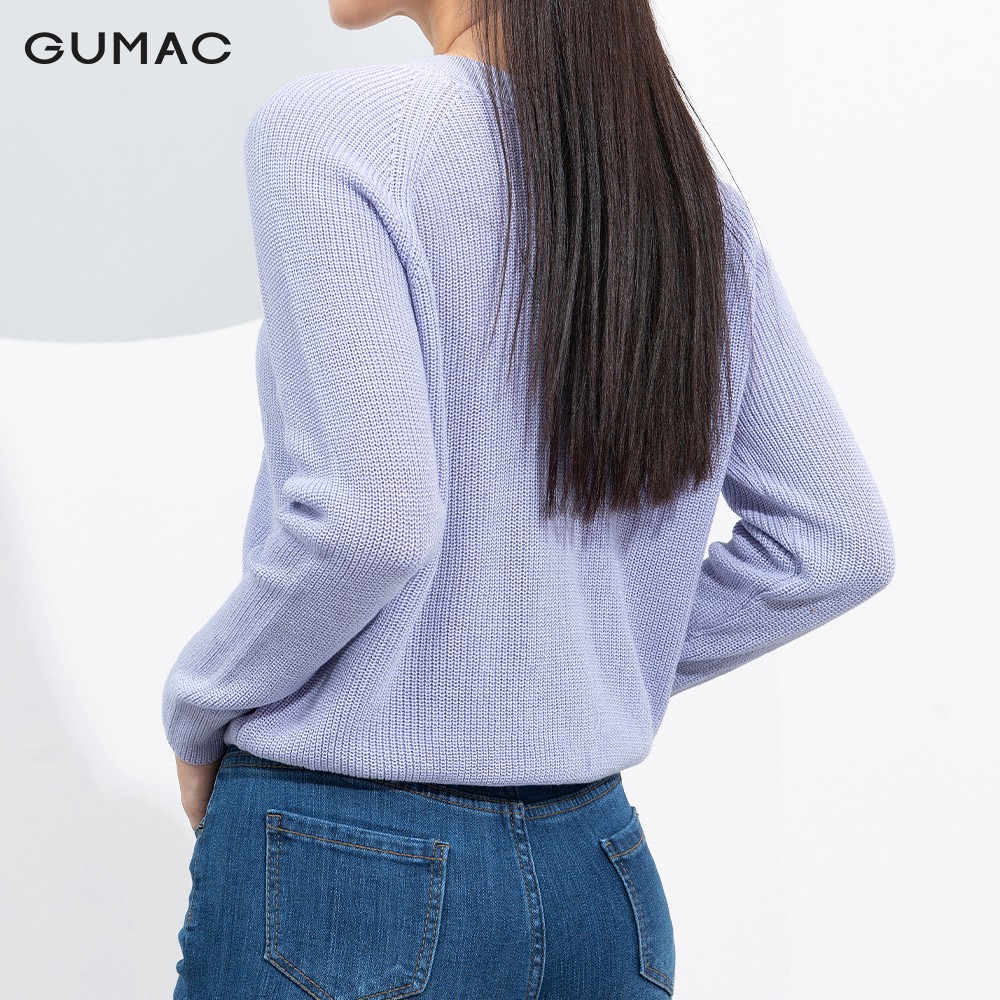 [Mã WABRGB11 giảm 10% đơn từ 250k] Áo len nữ rút dây GUMAC đủ màu, đủ size, phong cách street style AA9214 | BigBuy360 - bigbuy360.vn
