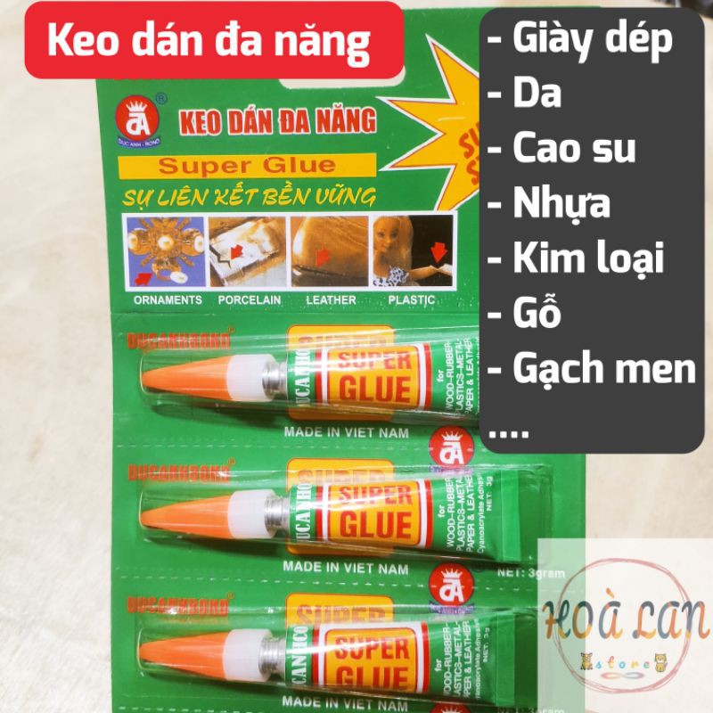 Keo dán đa năng dán giày dép, gỗ, nhựa, kim loại, cao su, gốm, sứ