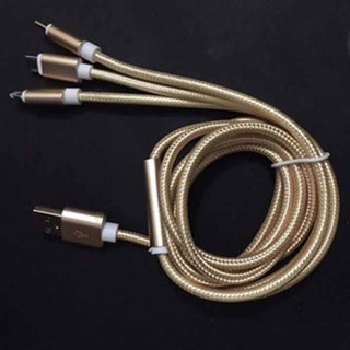 Cáp sạc điện thoại dây dù 3 M mét CAO CẤP android typeC