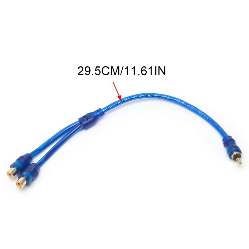 Dây Cáp Chữ Y Chia Cổng MP3 o RCA 1 Male Sang 2 Female