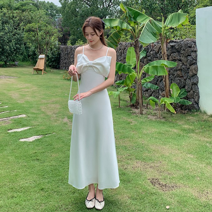 Đầm hai dây dáng xòe Emilyshop ulzzang