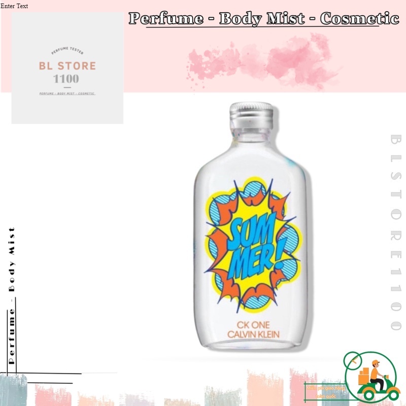 ✨BL✨nước hoa CK One Summer Bomz White 2019 EDT Test